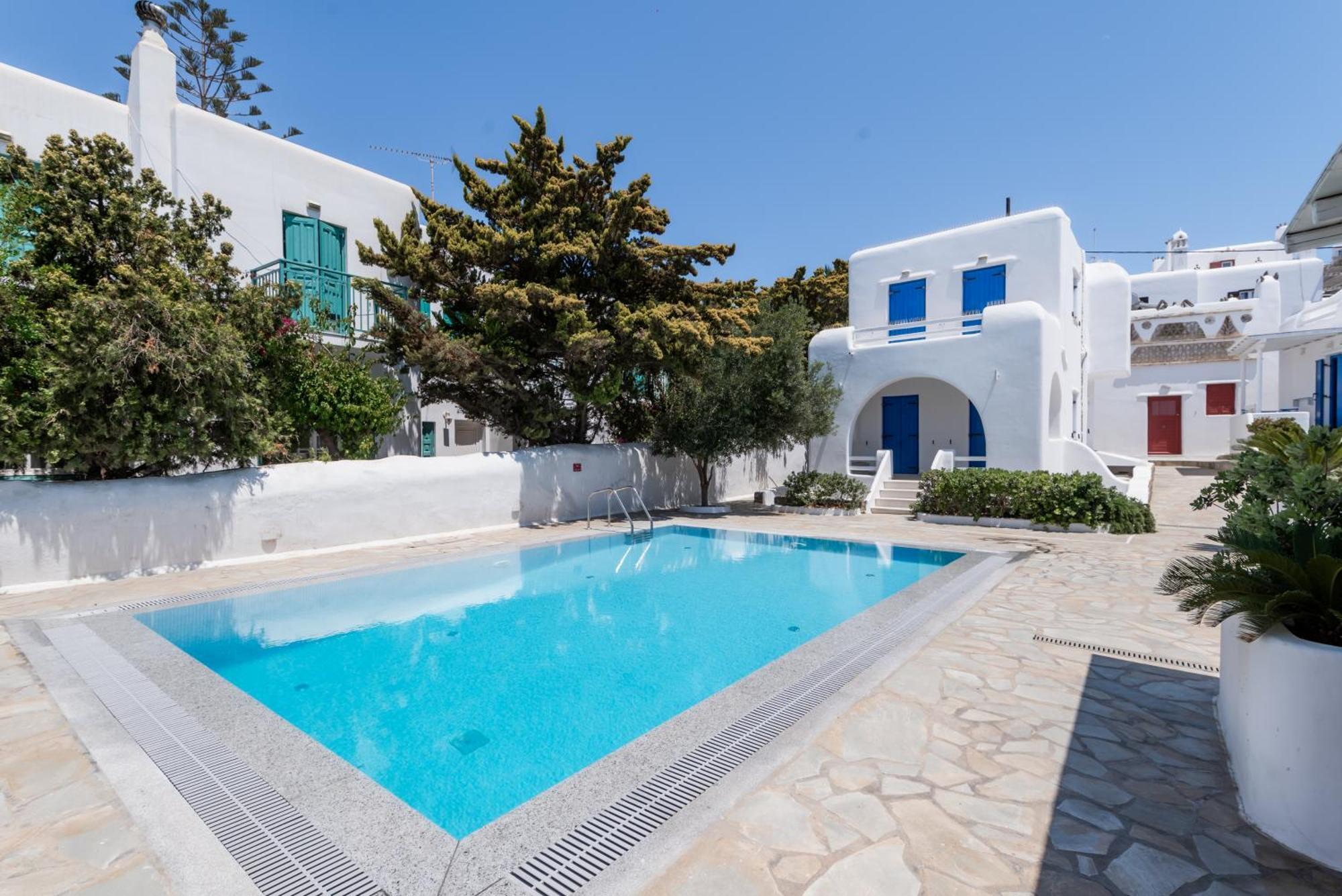 Olive Tree Mykonos Town Semi-Basement Apartment Exterior foto
